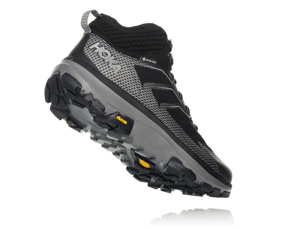 Hoka One One Turisticke Topanky Panske Čierne - Toa GORE-TEX - 76419-IQWY